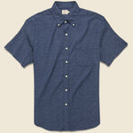 Pacific Shirt - Navy Fleck - Faherty - STAG Provisions - Tops - S/S Woven - Other Pattern