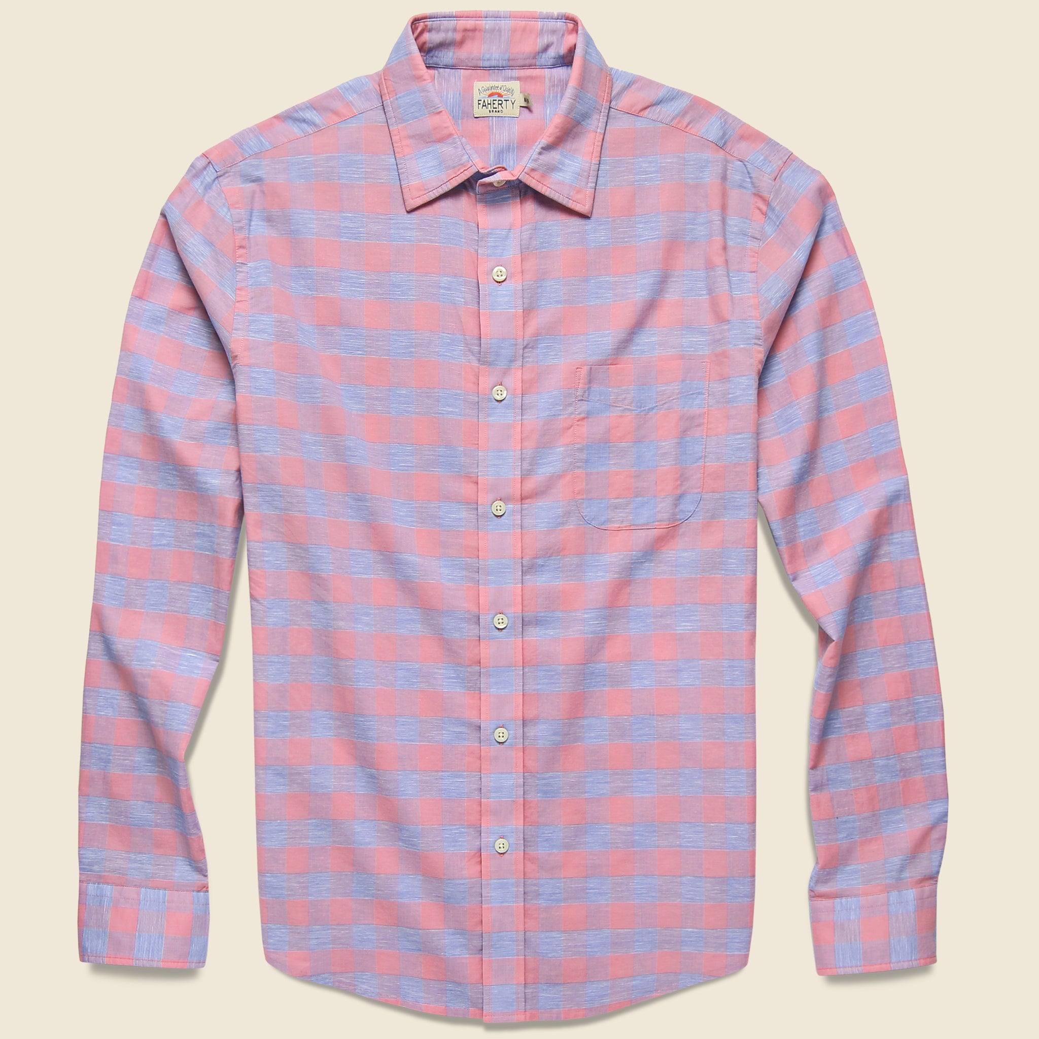 Faherty - L/S Stretch Summer Blend Shirt, SS19 - Faherty - STAG Provisions - Tops - L/S Woven - Plaid