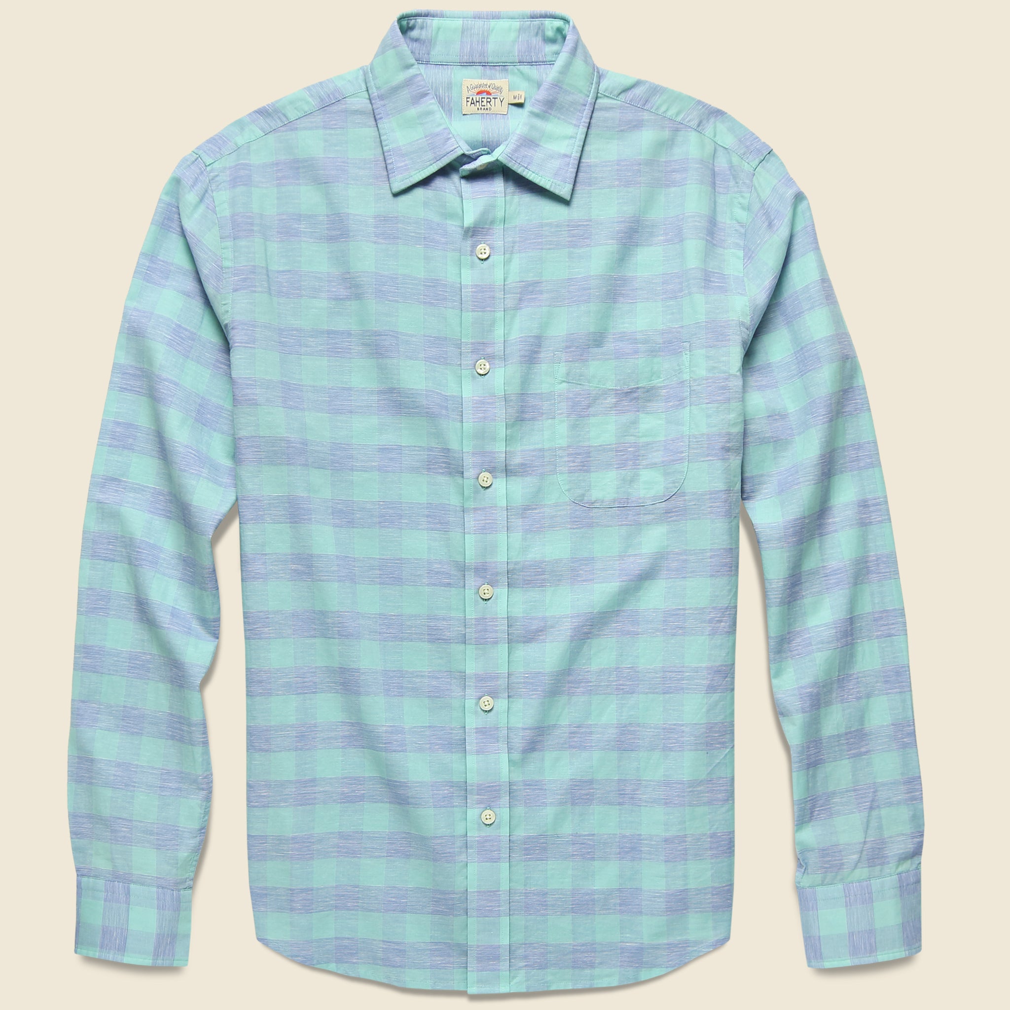 Faherty - L/S Stretch Summer Blend Shirt, SS19 - Faherty - STAG Provisions - Tops - L/S Woven - Plaid