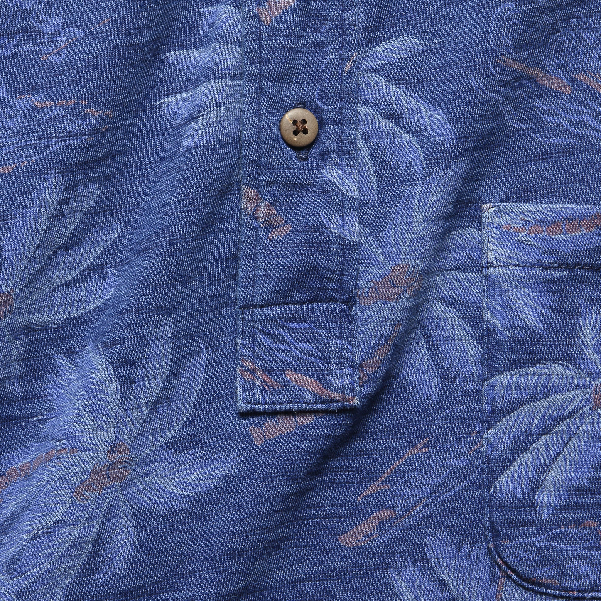 Faherty - S/S Indigo Jersey Beach Polo, SS19 - Faherty - STAG Provisions - Tops - S/S Knit