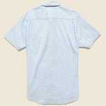 Stretch Oxford Shirt - Blue Heather - Faherty - STAG Provisions - Tops - S/S Woven - Solid