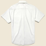 Stretch Oxford Shirt - White - Faherty - STAG Provisions - Tops - S/S Woven - Solid