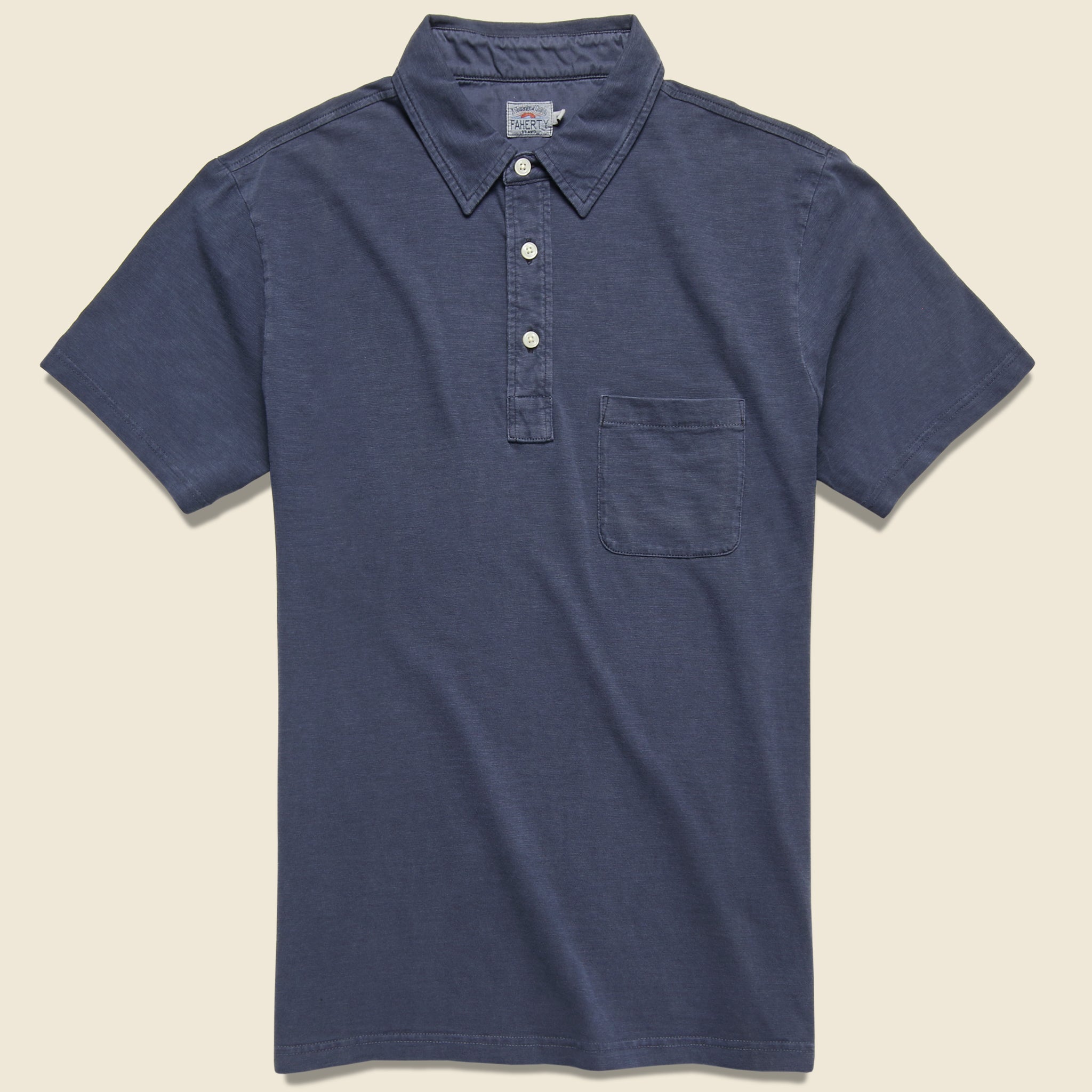Faherty - S/S Garment Dyed Polo, SS19 - Faherty - STAG Provisions - Tops - S/S Knit