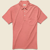 Garment Dyed Polo - New Red - Faherty - STAG Provisions - Tops - S/S Knit