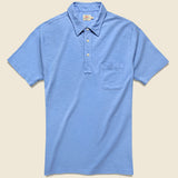 Garment Dyed Polo - Azure - Faherty - STAG Provisions - Tops - S/S Knit
