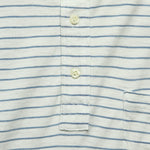 Jersey Beach Polo - White/Light Indigo - Faherty - STAG Provisions - Tops - S/S Knit