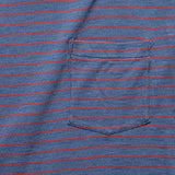 Indigo Pocket Tee - Medium Indigo/Red - Faherty - STAG Provisions - Tops - S/S Tee