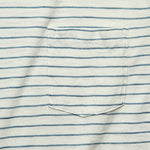 Indigo Pocket Tee - White/Light Indigo - Faherty - STAG Provisions - Tops - S/S Tee