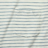 Indigo Pocket Tee - White/Light Indigo - Faherty - STAG Provisions - Tops - S/S Tee