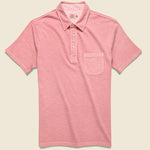 Garment Dyed Polo Shirt - Rose - Faherty - STAG Provisions - Tops - S/S Knit