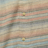 Doublecloth Coast Shirt - Evening Playa - Faherty - STAG Provisions - Tops - S/S Woven - Stripe