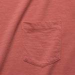 Garment Dyed Pocket Tee - Hermosa Red - Faherty - STAG Provisions - Tops - S/S Tee