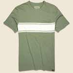 Surf Stripe Pocket Tee - Olive - Faherty - STAG Provisions - Tops - S/S Tee