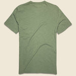 Surf Stripe Pocket Tee - Olive - Faherty - STAG Provisions - Tops - S/S Tee