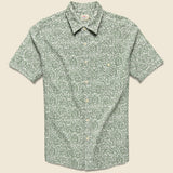 Coast Shirt - Olive Frond - Faherty - STAG Provisions - Tops - S/S Woven - Other Pattern