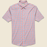 Movement Shirt - Blue/Rose Check - Faherty - STAG Provisions - Tops - S/S Woven - Plaid