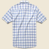 Cloud Blend Shirt - Blue Riptide - Faherty - STAG Provisions - Tops - S/S Woven - Plaid