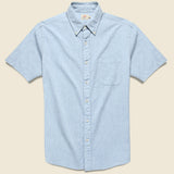 Everyday Button-Down Shirt - Fisheye Dobby - Faherty - STAG Provisions - Tops - S/S Woven - Other Pattern