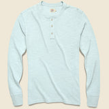 Slub Cotton Henley - Glacier Blue - Faherty - STAG Provisions - Tops - L/S Knit