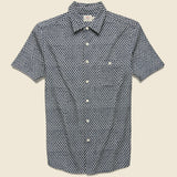 Knit Coast Shirt - Fishscale Batik - Faherty - STAG Provisions - Tops - S/S Knit