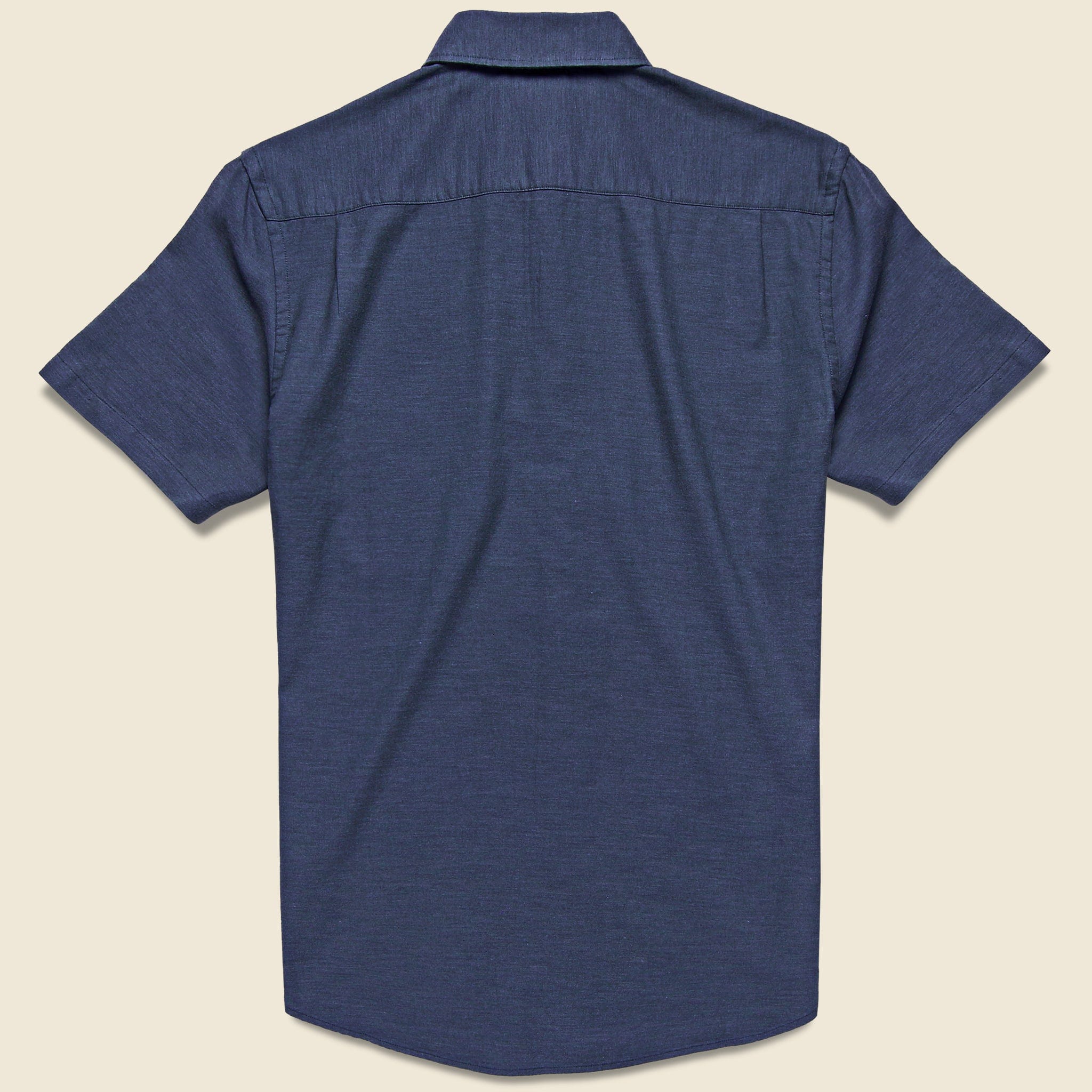 Stretch Oxford Shirt - Navy - Faherty - STAG Provisions - Tops - S/S Woven - Solid