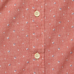 Island Workshirt - Red Native Micro - Faherty - STAG Provisions - Tops - S/S Woven - Other Pattern