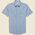 Knit Coast Shirt - Striped Diamond Print - Faherty - STAG Provisions - Tops - S/S Knit