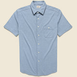 Knit Coast Shirt - Striped Diamond Print - Faherty - STAG Provisions - Tops - S/S Knit