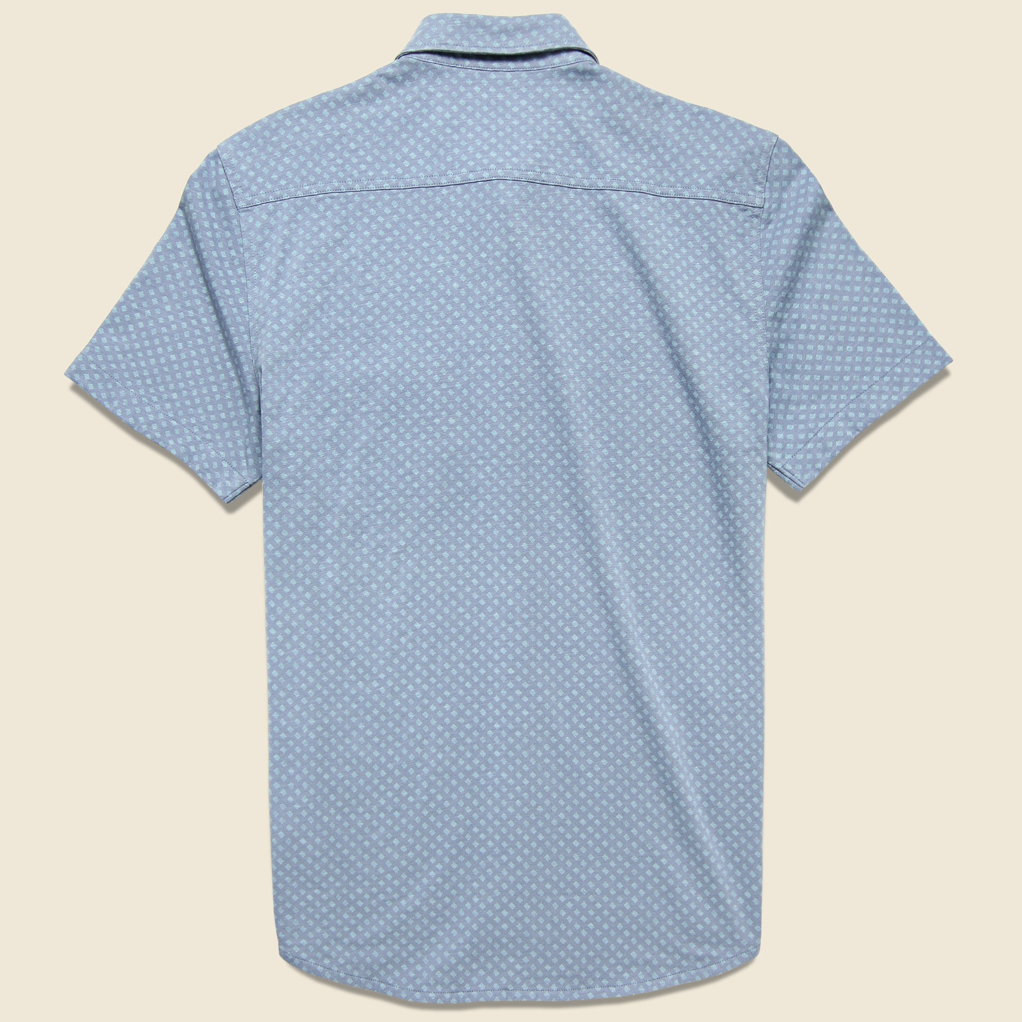 Knit Coast Shirt - Striped Diamond Print - Faherty - STAG Provisions - Tops - S/S Knit