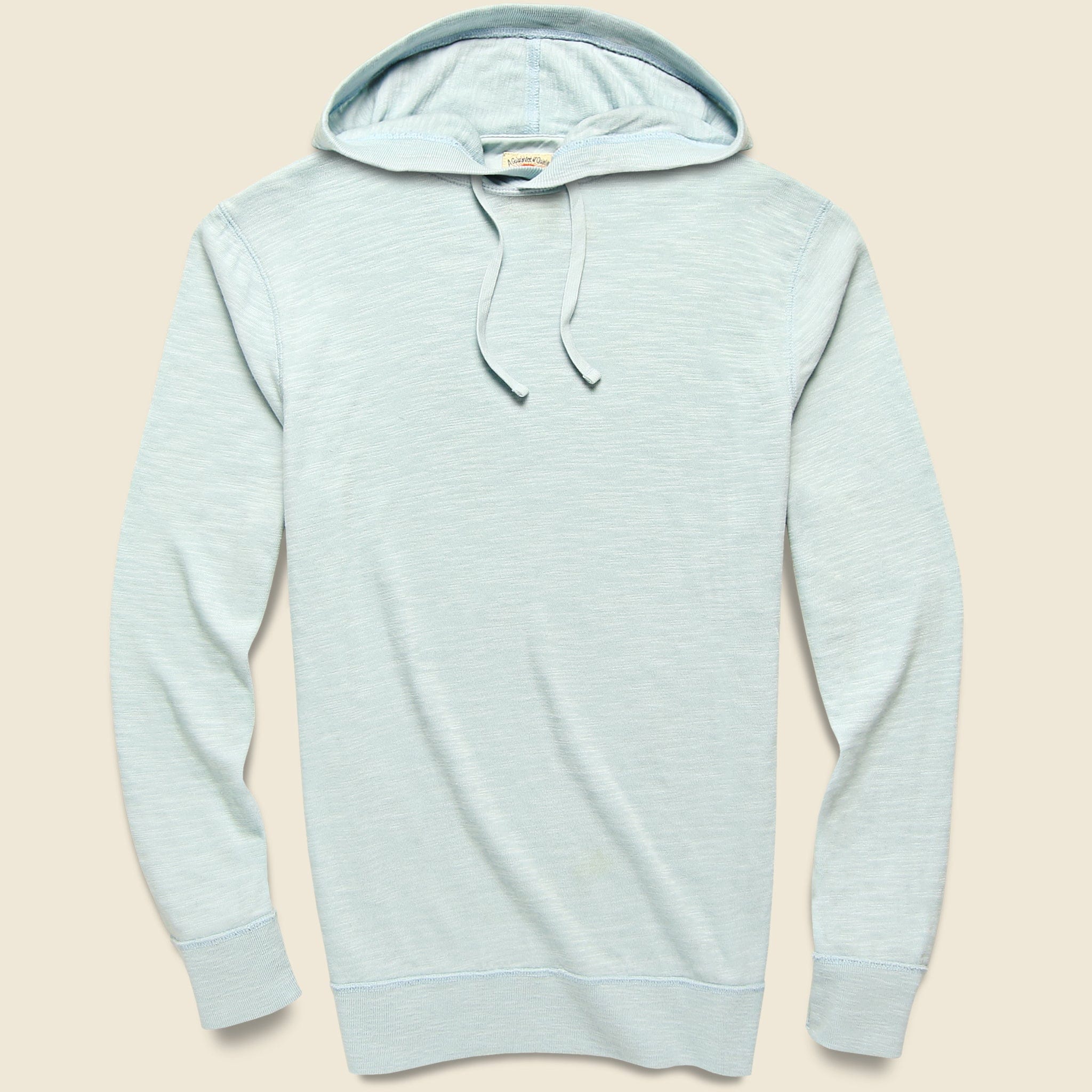 Slub Cotton Hoodie - Sky - Faherty - STAG Provisions - Tops - Fleece / Sweatshirt