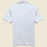 Indigo-Dyed Polo - Azure Stream Stripe - Faherty - STAG Provisions - Tops - S/S Knit