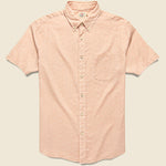 Playa Shirt - Faded Clay Leaf Print - Faherty - STAG Provisions - Tops - S/S Woven - Floral