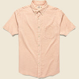 Playa Shirt - Faded Clay Leaf Print - Faherty - STAG Provisions - Tops - S/S Woven - Floral