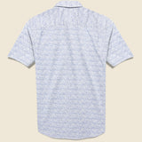 Playa Shirt - Blue Frond Print - Faherty - STAG Provisions - Tops - S/S Woven - Other Pattern