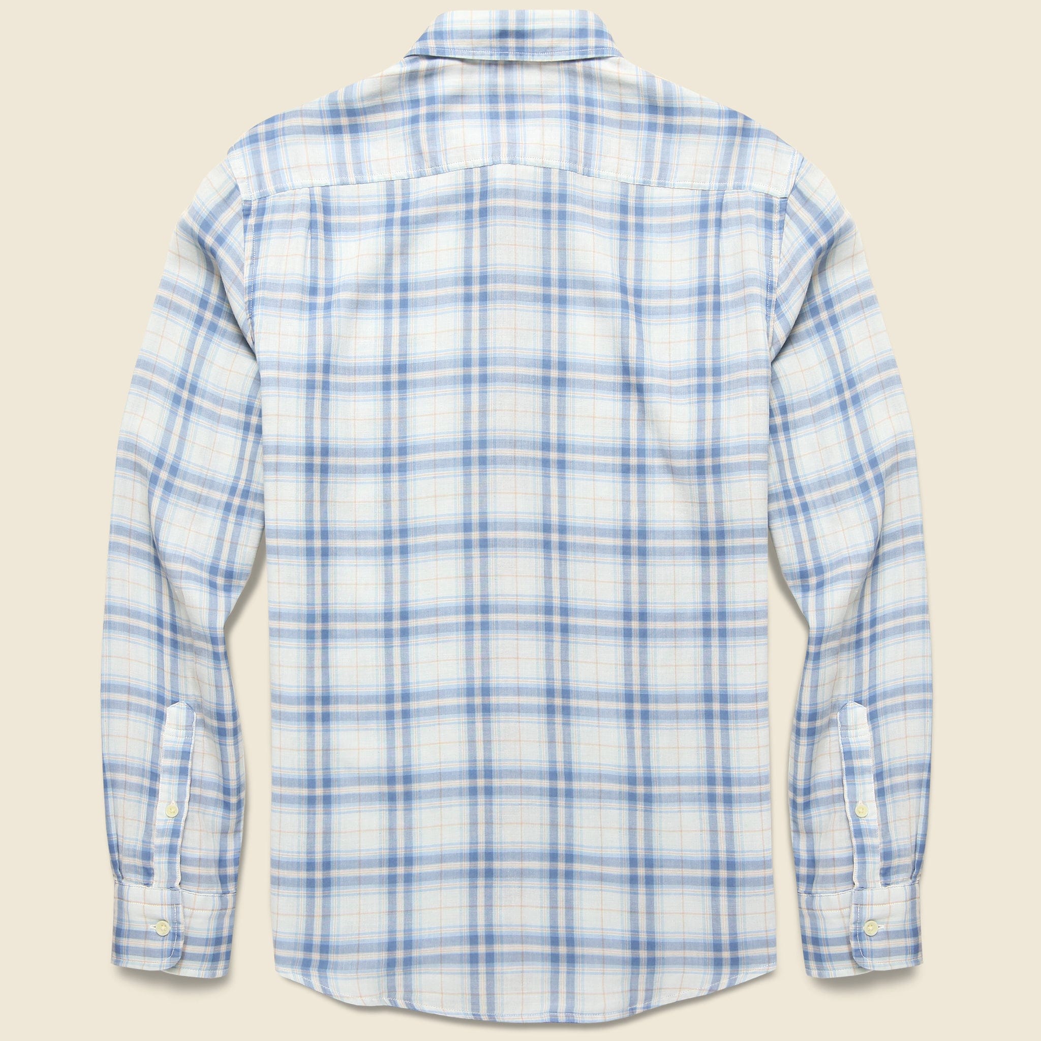 The Chill Doublecloth Shirt - Beach House Plaid - Faherty - STAG Provisions - Tops - L/S Woven - Plaid