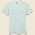 Garment Dyed Pocket Tee - Glacier Blue - Faherty - STAG Provisions - Tops - S/S Tee