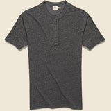 Heather Henley - Washed Black - Faherty - STAG Provisions - Tops - S/S Knit