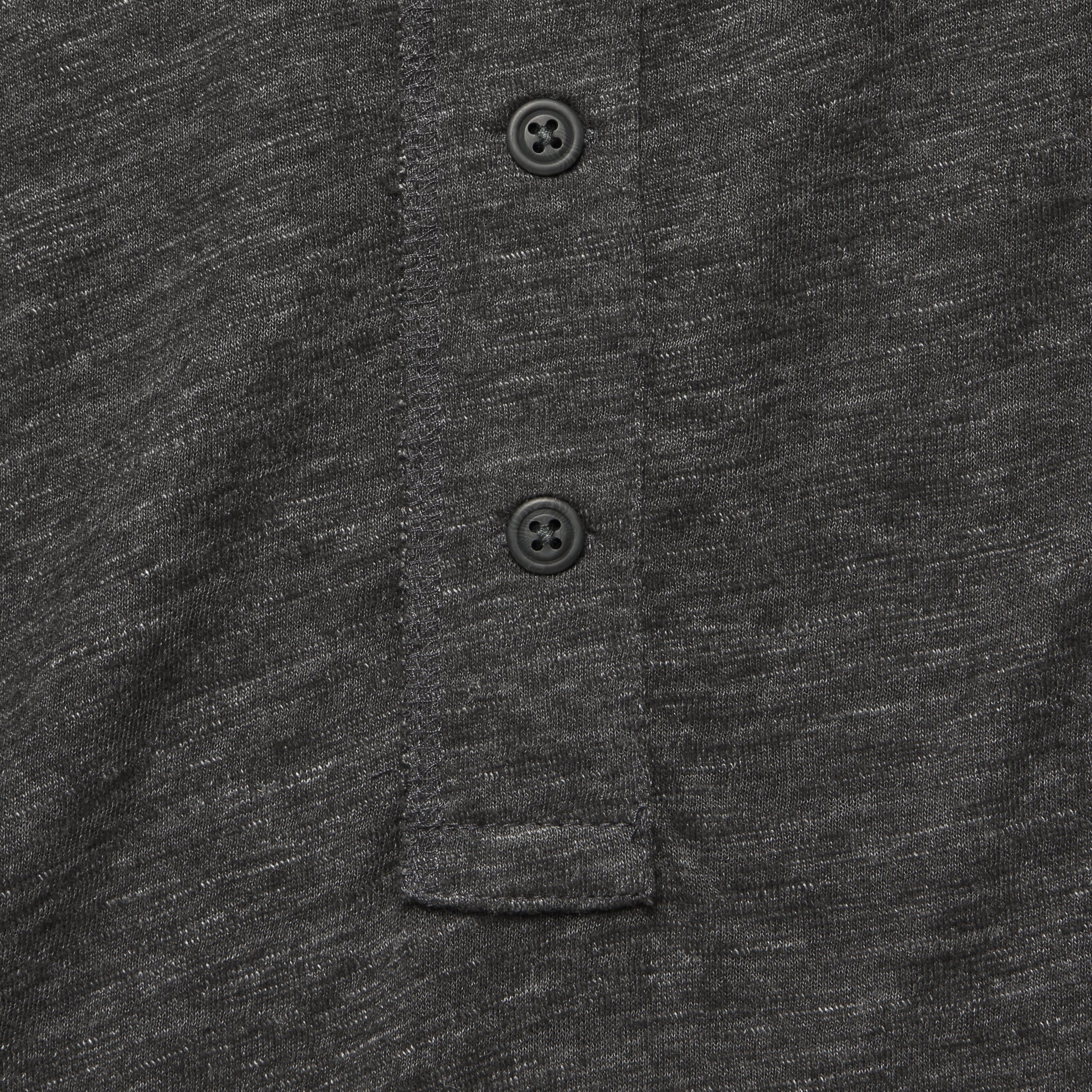 Heather Henley - Washed Black - Faherty - STAG Provisions - Tops - S/S Knit