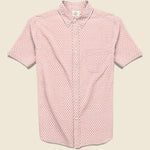 Stretch Playa Shirt - Rose Fish Scale - Faherty - STAG Provisions - Tops - S/S Woven - Other Pattern