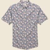 Breeze Shirt - Faded Floral Batik - Faherty - STAG Provisions - Tops - S/S Woven - Floral