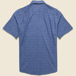 Breeze Shirt - Horizon Blues Frond Print - Faherty - STAG Provisions - Tops - S/S Woven - Other Pattern