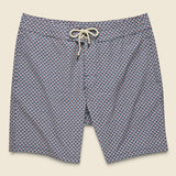 Classic 7" Boardshort - Geo Pyramid Indigo - Faherty - STAG Provisions - Shorts - Swim
