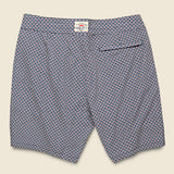 Classic 7" Boardshort - Geo Pyramid Indigo - Faherty - STAG Provisions - Shorts - Swim