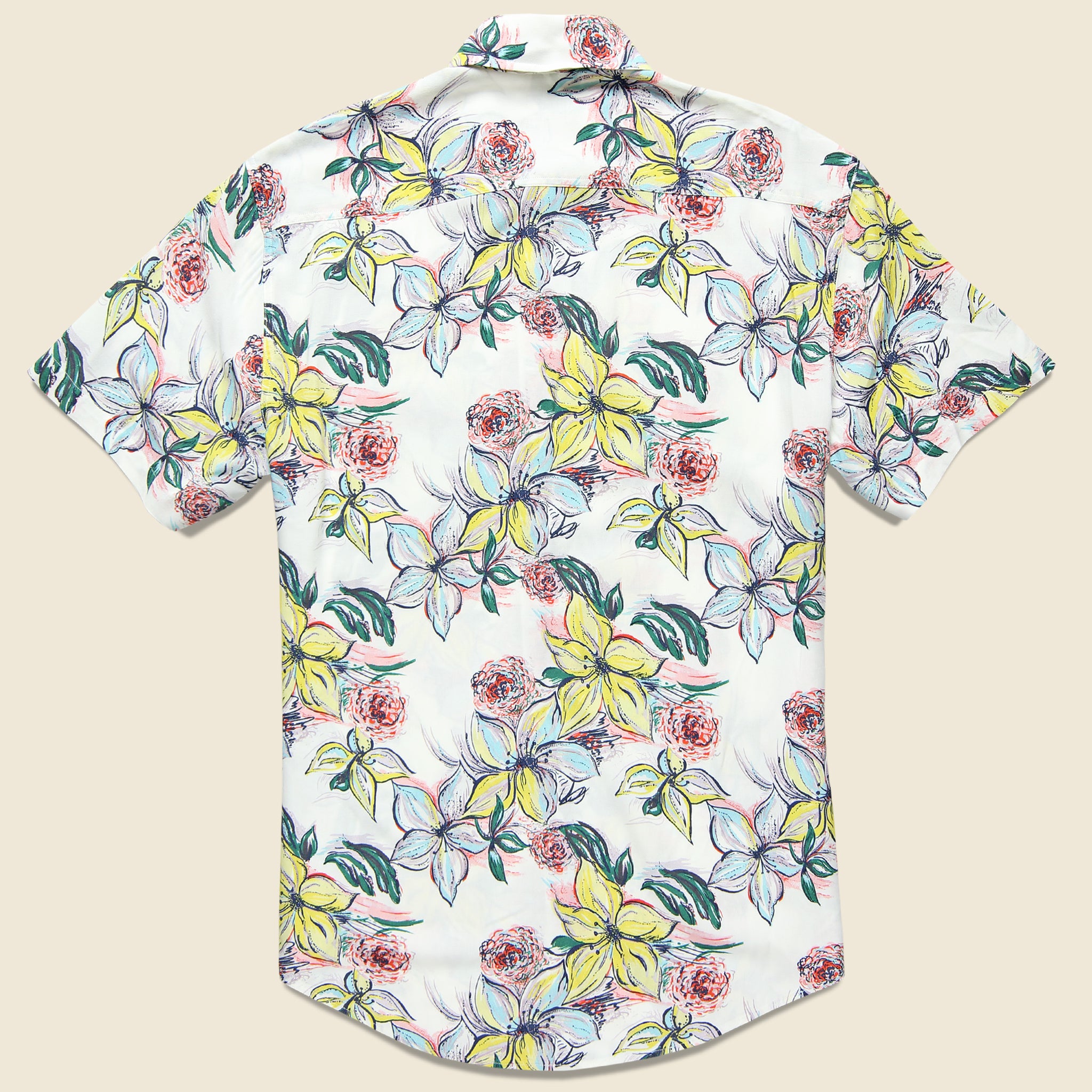Rayon Hawaiian Shirt - Tropical Dreams - Faherty - STAG Provisions - Tops - S/S Woven - Other Pattern