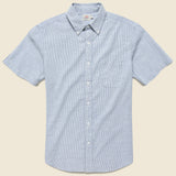 Pacific Shirt - Summer White Stripe - Faherty - STAG Provisions - Tops - S/S Woven - Other Pattern
