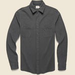 Knit Seasons Shirt - Washed Black - Faherty - STAG Provisions - Tops - L/S Woven - Solid