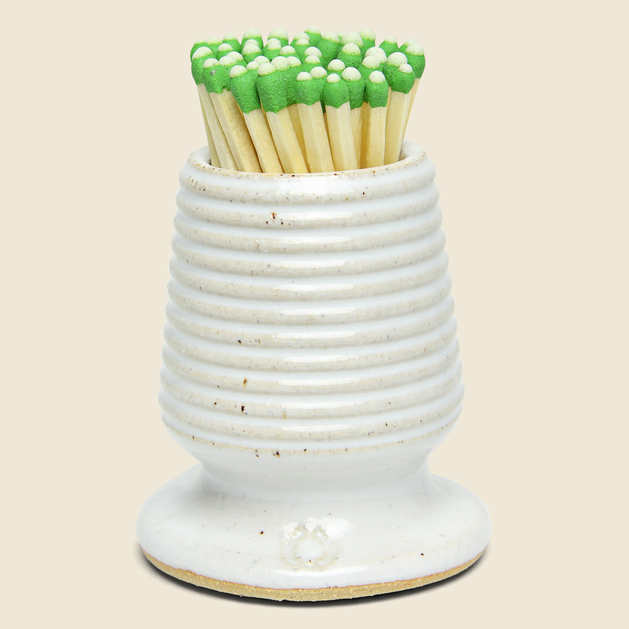 Footed Bistro Match Striker - White - Home - STAG Provisions - Gift - Miscellaneous