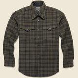 Beartooth Jac Shirt - Dark Brown/Charcoal - Filson - STAG Provisions - Outerwear - Shirt Jacket