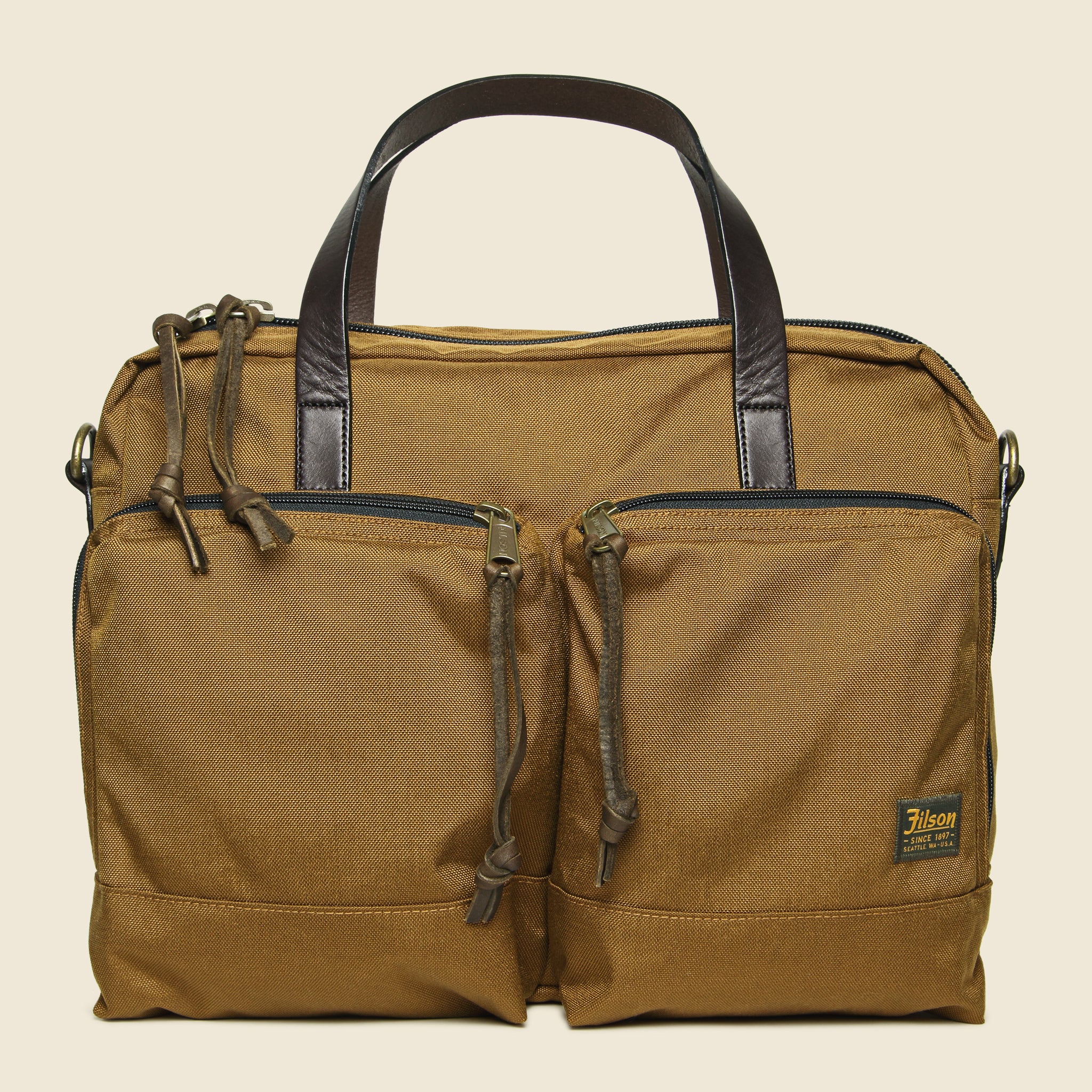 Dryden Briefcase - Whiskey - Filson - STAG Provisions - Accessories - Bags / Luggage