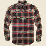 Vintage Flannel Workshirt - Black/Red/Gold - Filson - STAG Provisions - Tops - L/S Woven - Plaid